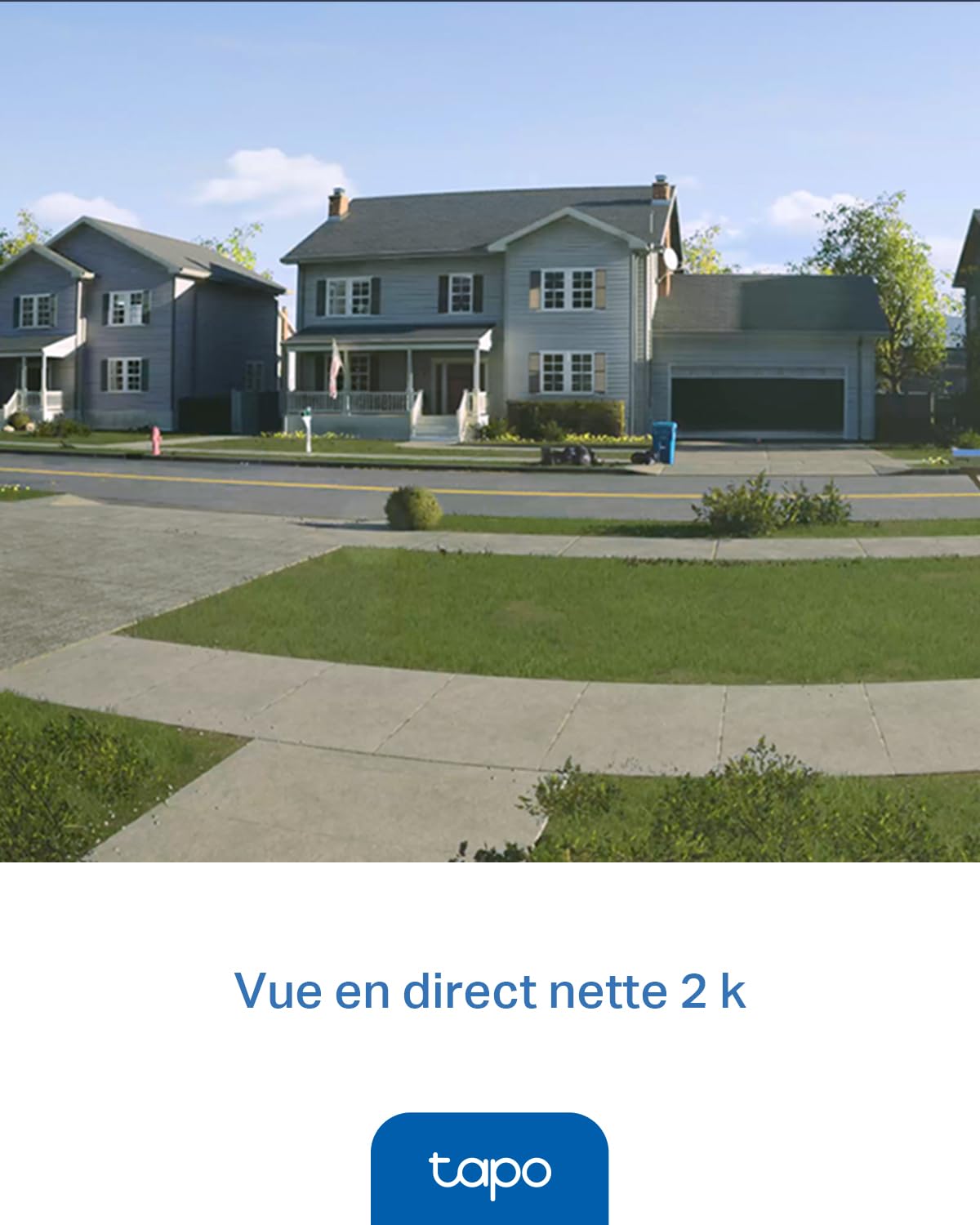 Tapo D205 Sonnette sans fil avec caméra exterieur 2K 3MP, IP54 étanche, Grand angle 160°, Vision Nocturne, Détection Humaine AI gratuite, Audio Bidirectionnel, autonomie 180j, Installation facile