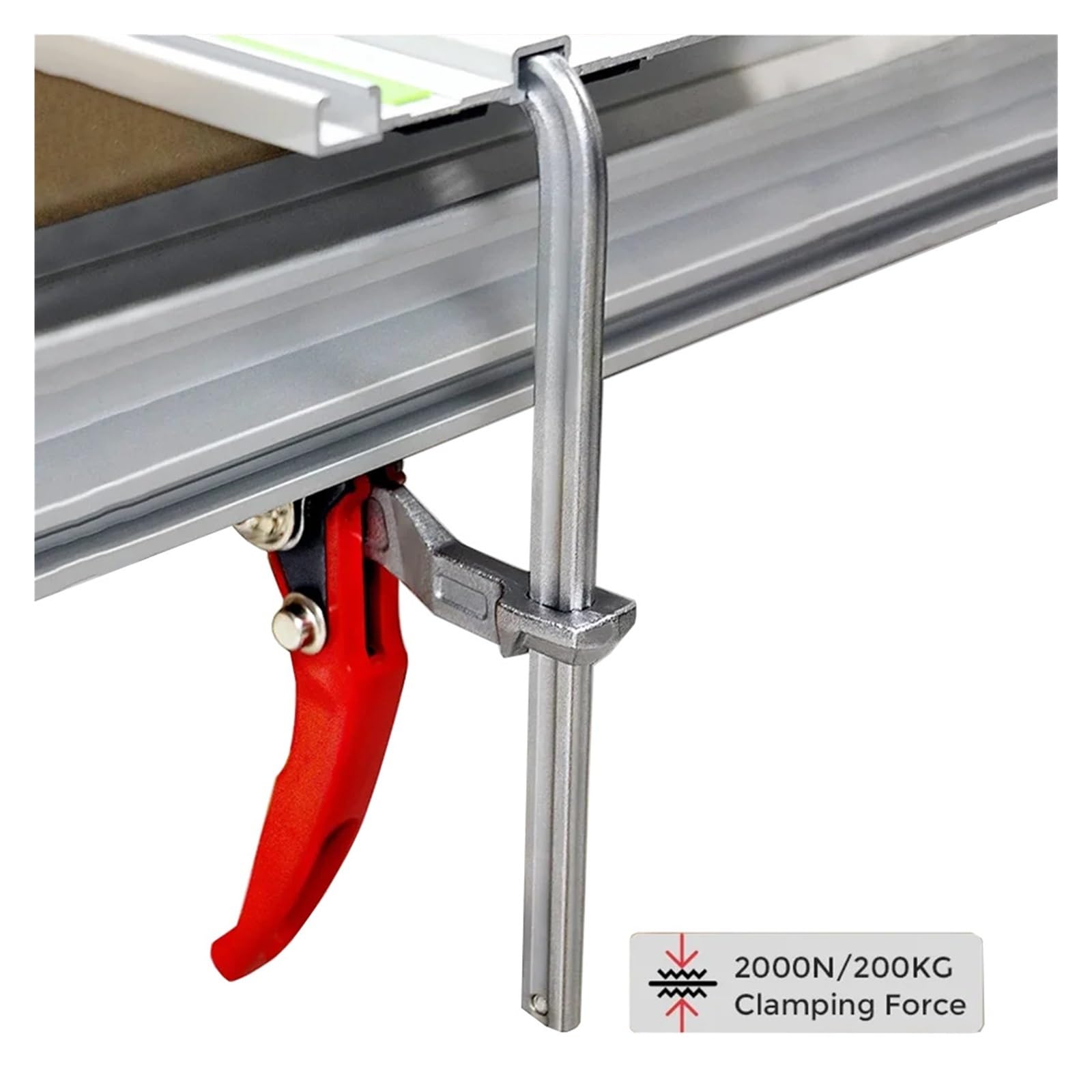 Hebelzwinge Ganzstahl 2PCS 160x60mm Schnellführungsschienenklemme F Klemmung for und System-Handwerkzeug