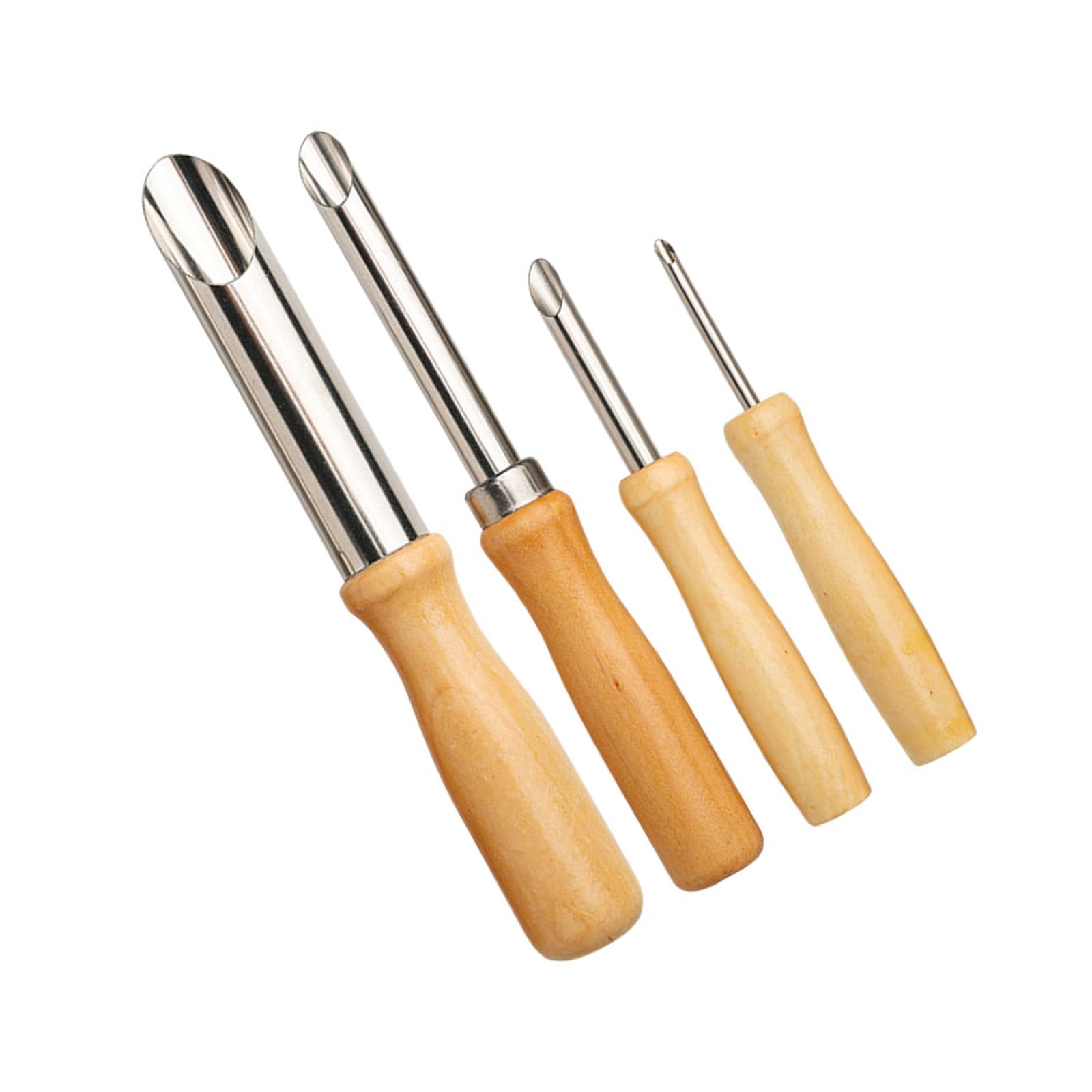 Bnojjellol Completes Straw Hole Puncher Tool 4 Size Essential For Cafes Lid And Lemonade Cups Beverage Drink Preparation Round Hole Maker