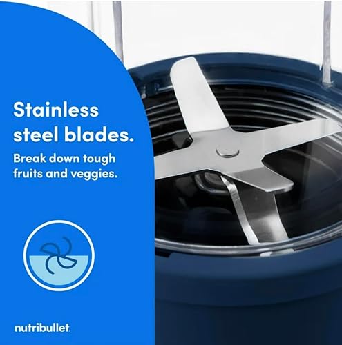 Miniatura 6 de NutriBullet Pro - Licuadora personal de 900 W, porción individual, taza de 32 onzas, índigo mate