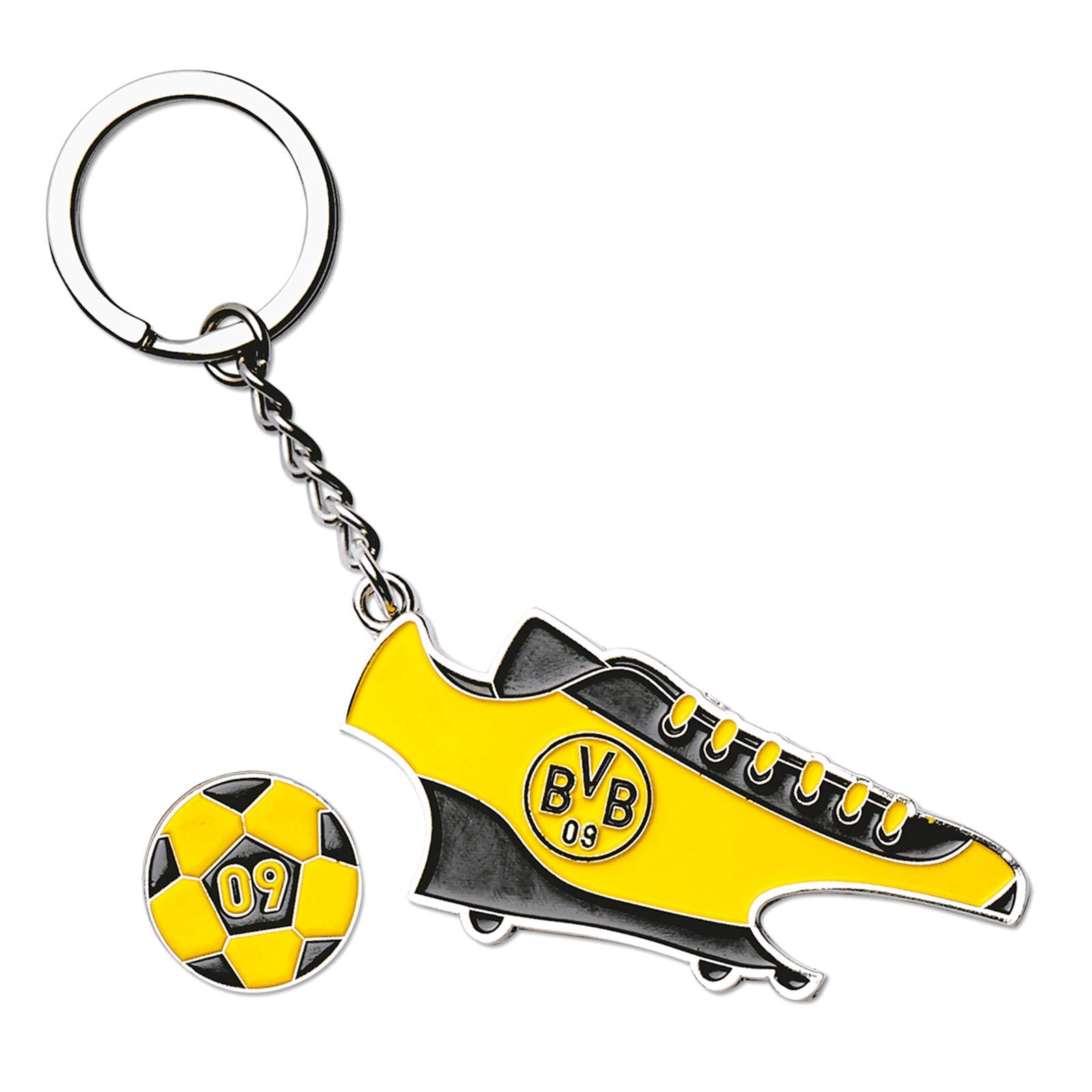 Borussia Dortmund Uniseks Bvb 18621100 Brelok, Czarny/Żółty