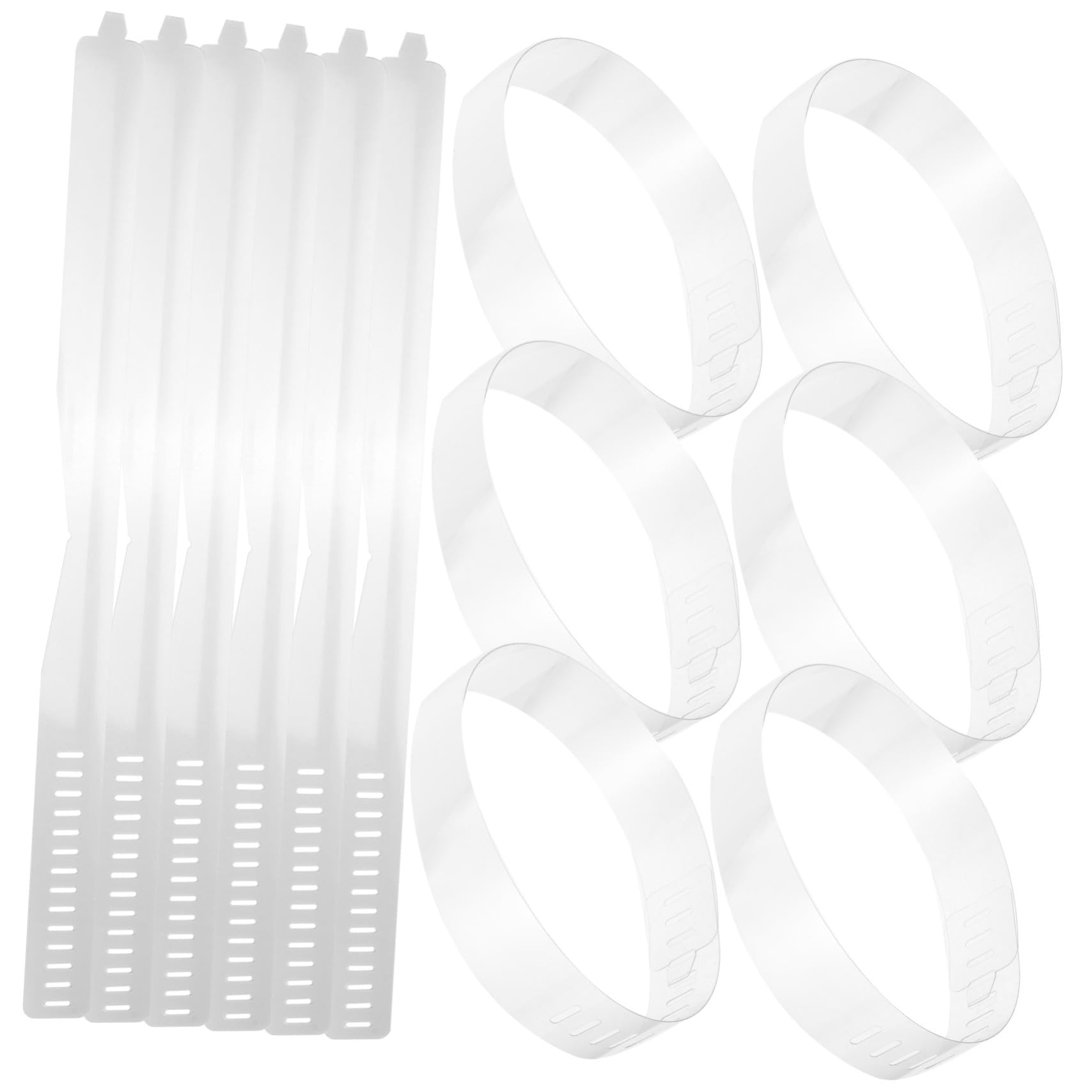 Gatuida 100 Piezas Collar de Pvc Soporte para Cuello de Camisa Ballenas de Cuello para Hombre de Plástico para Camisas de Vestir para Uso Diario