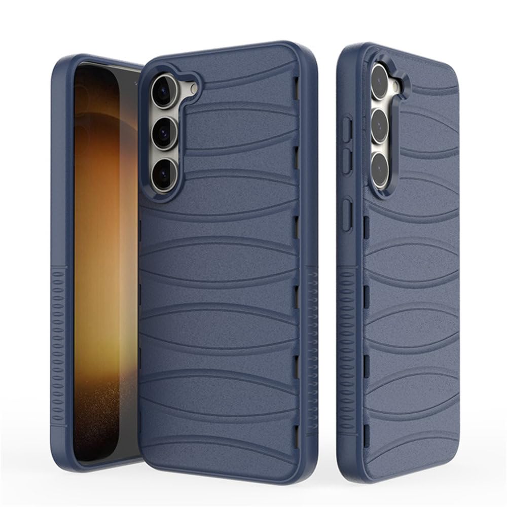 Coque Samsung Galaxy A54 silicone souple antichoc bleu A14 A34 - 7