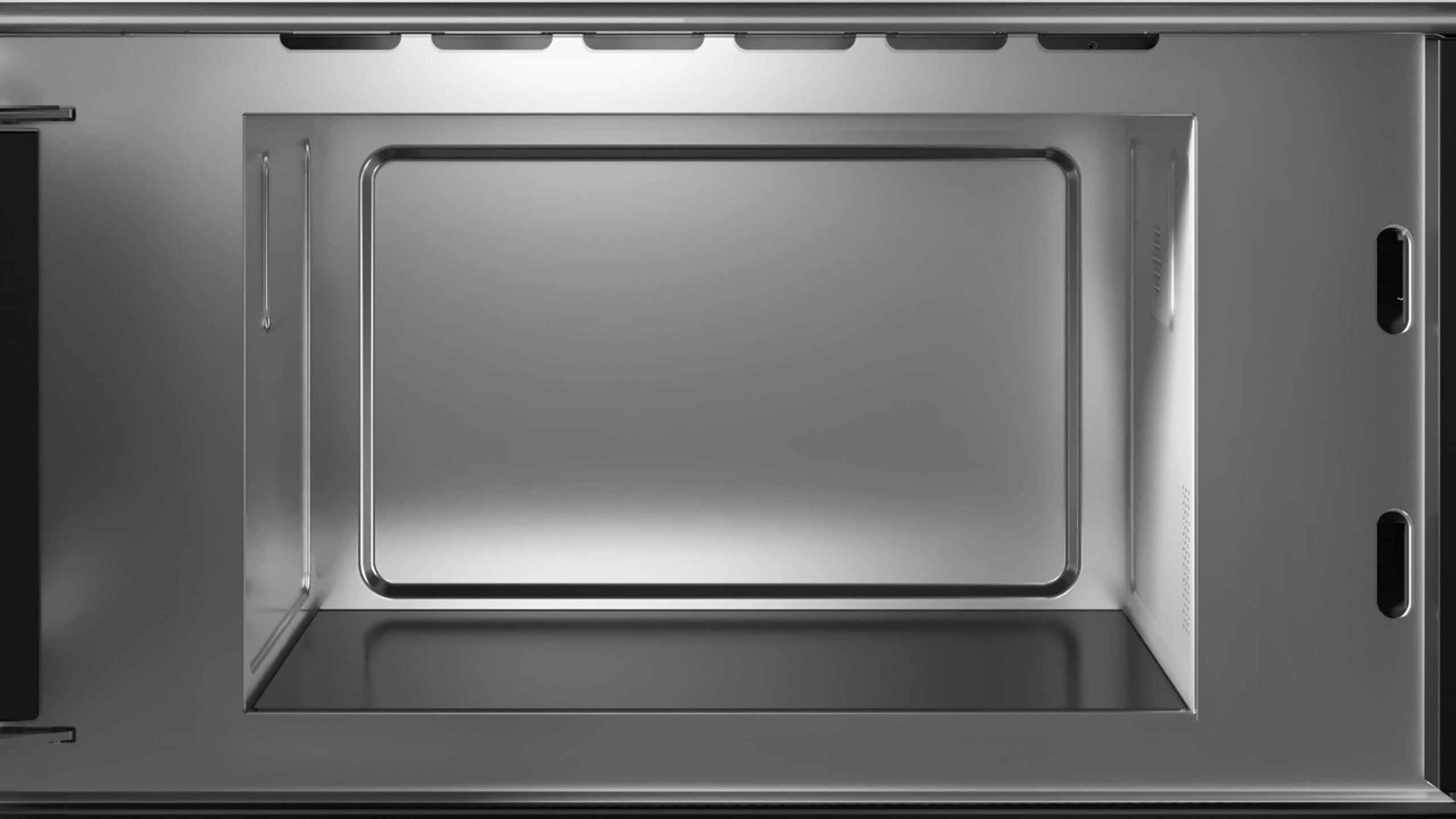 Siemens BF722L1B1 iQ700 Einbau-Mikrowelle, cookControl7 - Automatikprogramme, humidClean Plus - Innenraumreinigung, optimal für den Hocheinbau, seitlich öffnende Drehtür, Schwarz