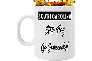 Carolina Gamecocks Gifts - State Flag Design, 11 Oz Ceramic Mug For USC Fans