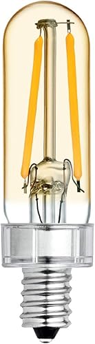 GE Lighting VintaStyle - Bombilla LED, 3 vatios (equivalente a 40 vatios), luz cálida para vela, vidrio ámbar, base de candelabro (1 unidad)