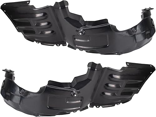 TRQ Juego de protectores de guardabarros interior compatible con Mitsubishi Eclipse MI1250107 MI1251107 2006-2012