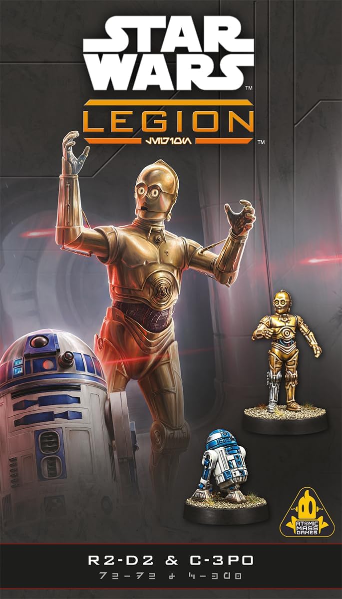 Asmodee Star Wars: Legion R2D2 & C-3PO Expansion - Rebel & Republic Droid Operative Expansion, Tabletop Miniatures Game, Strategy Game for Kids and Adults, Ages 14+, 2 Players, 3 Hour Playtime