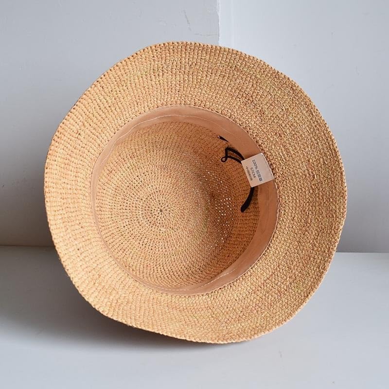 Wide Brimmed Lafite Hat, Children's Sun, Outdoor Beach, Foldable4