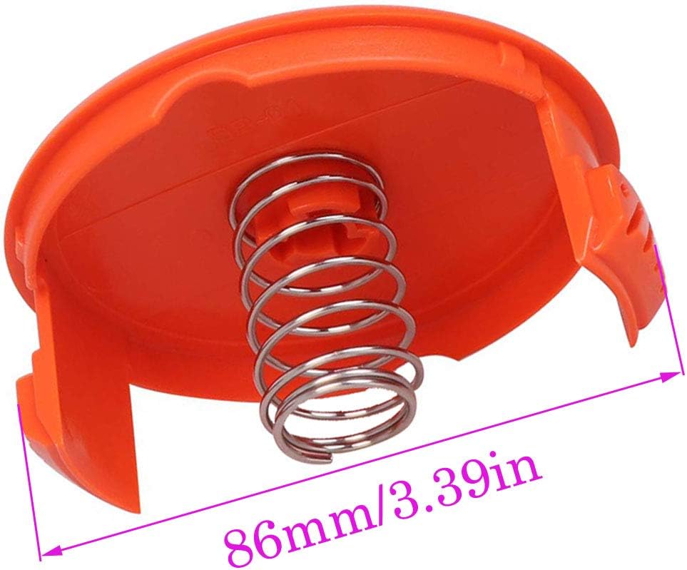 AF-100 Spool for GH900 GH600 String Trimmer, AF-100-3ZP 30 Foot 0.065 String Trimmer Line - AF100 Replacement Spool - Replace AF1003ZP, AF-100-BKP, AF-100-2 (12 Spools, 3 Caps and Springs)