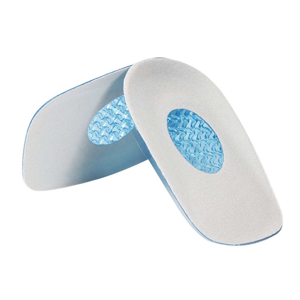 Pedimend™ Fersenschalen Gel-Einlegesohlen für Plantarfasziitis – 6 Stück | Sport-Fersenspor-Gel-Unterstützung | Fersenpolster | Fersenpolster | Schmerzlinderung (S – Größe: 37-40)
