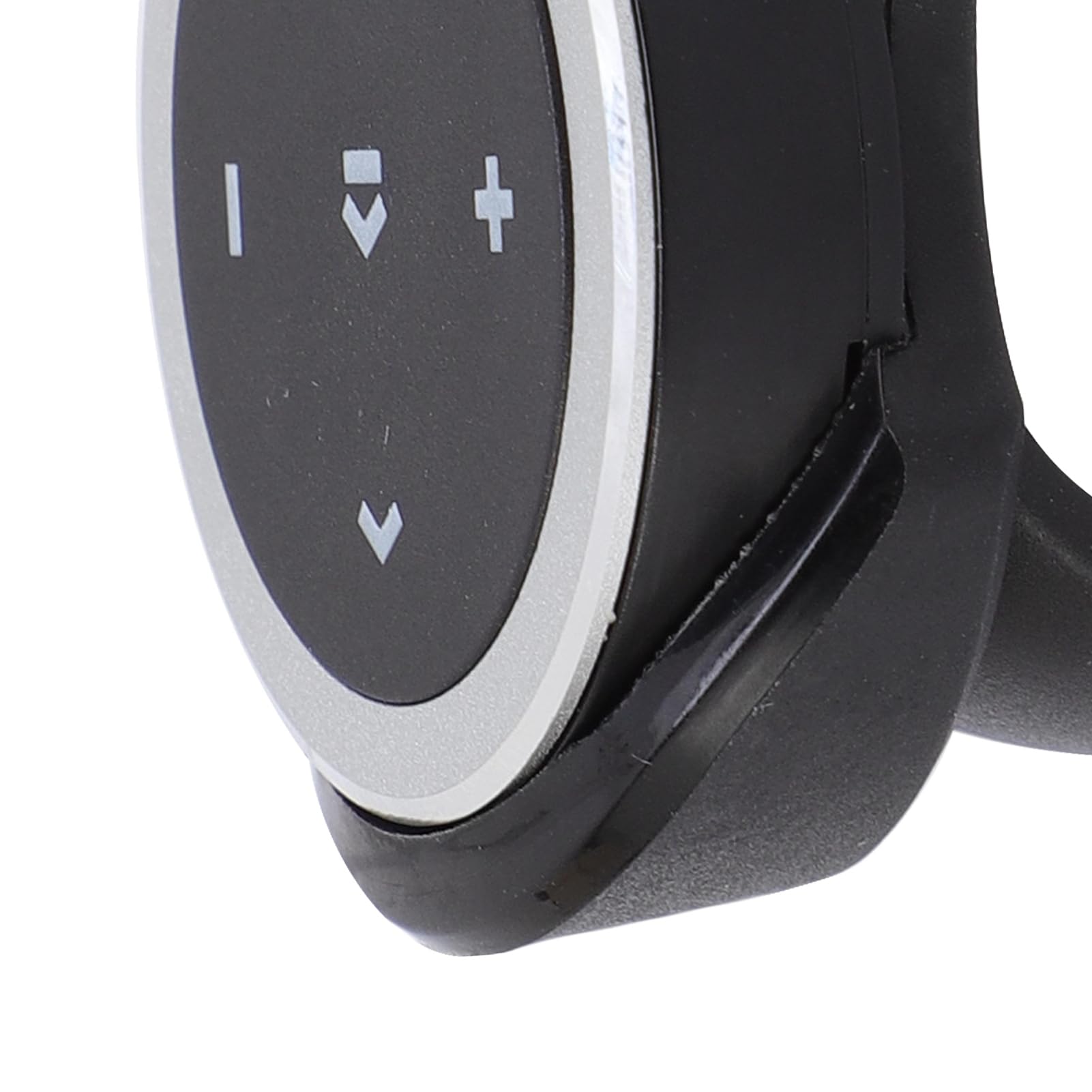Control Remoto Inalámbrico Bluetooth para Música Y Selfies con Soporte para Volante para Coche. Reproducir Música, Pausar, Saltar, Ajustar Volumen.