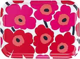 Amazon | マリメッコ 067766 MINI UNIKKO プレート RED 001