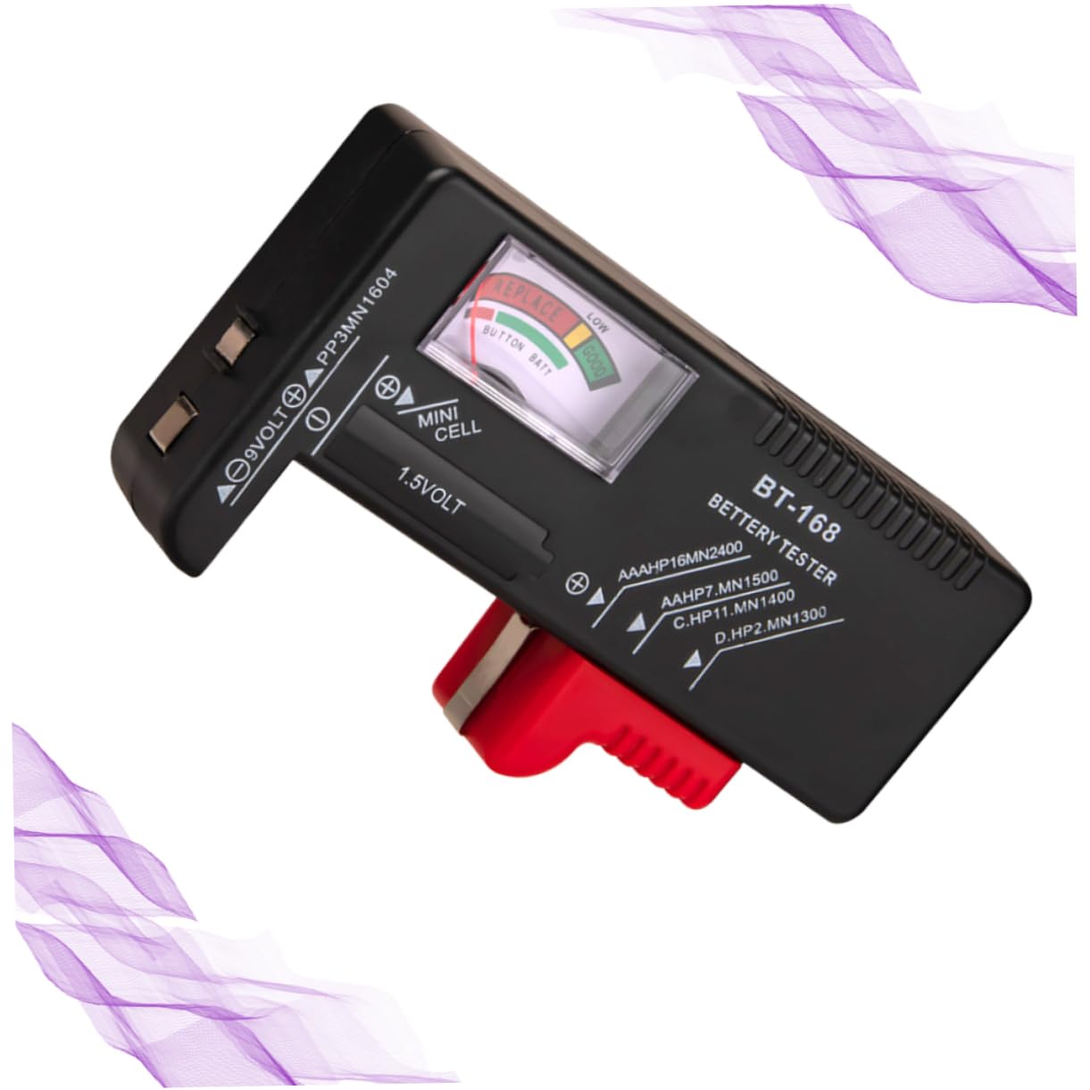 Hemobllo 2 Sets Batterietester-kit Aa Aaa 9 V Tragbarer Volt-checker Lcd Für Batteriekapazitätstest Digitaler Batterie-checker Für 1 5 V 9 V Wiederaufladbare Batterien 4 Stück * 2