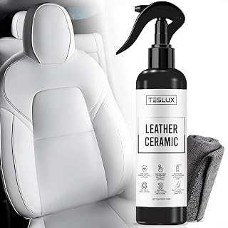 Vegan Leather Ceramic Coating for Tesla Model 3, Y, S, X Interior Protection – Prevent Stains, UV Damage, and Wear - Accessories for Tesla Model 3, Y, S, X - Amazon product rated Grade A