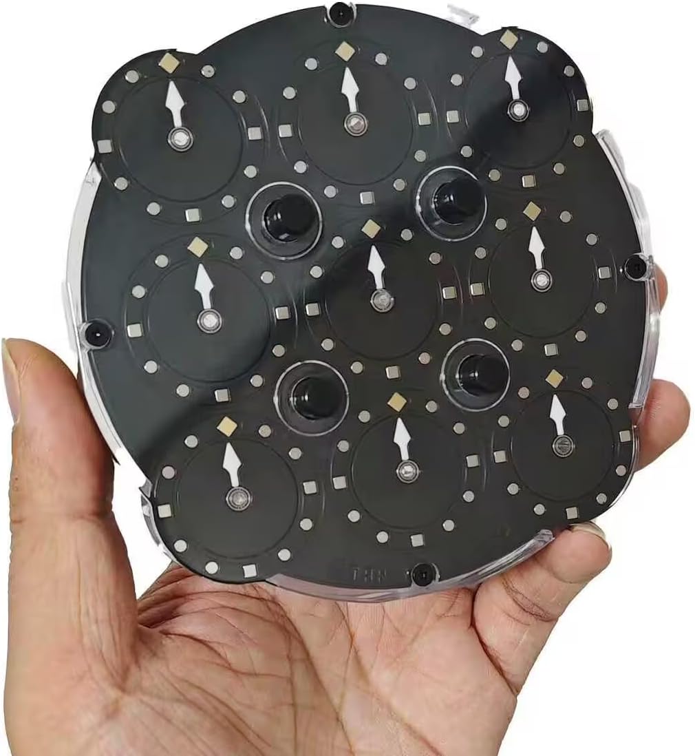 CuberSpeed Estar Bearings Clock Puzzle Magnetic Bearing Clock Puzzle Estar Puzzle Clock Toys