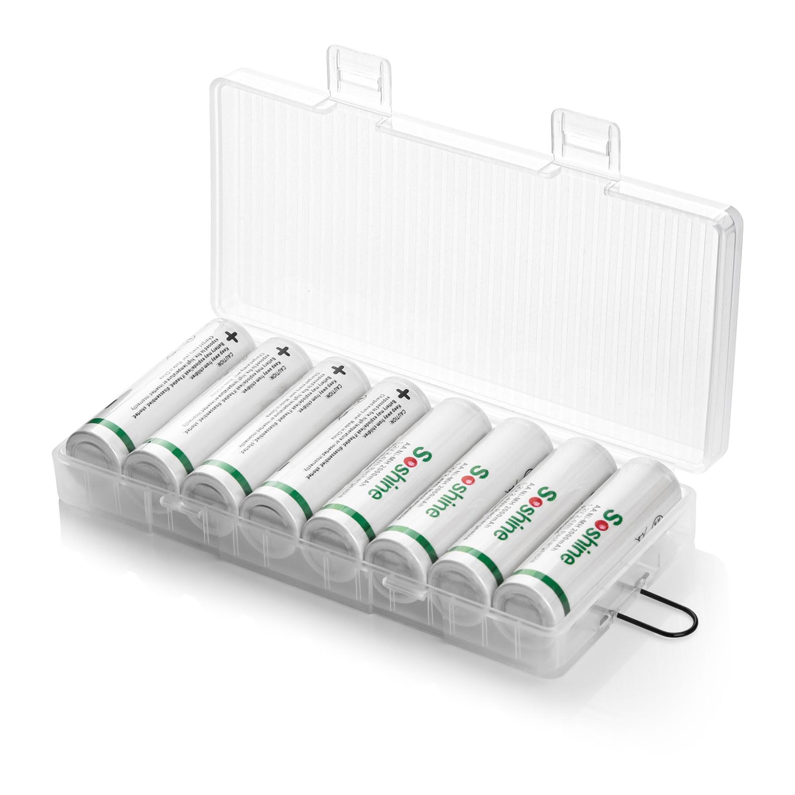 Soshine AA Rechargeable Battery 2000mAh Low-self Discharge Double aa  Battery Rechargeable for Remote Controllers, Toys, Flashlight, Mouses