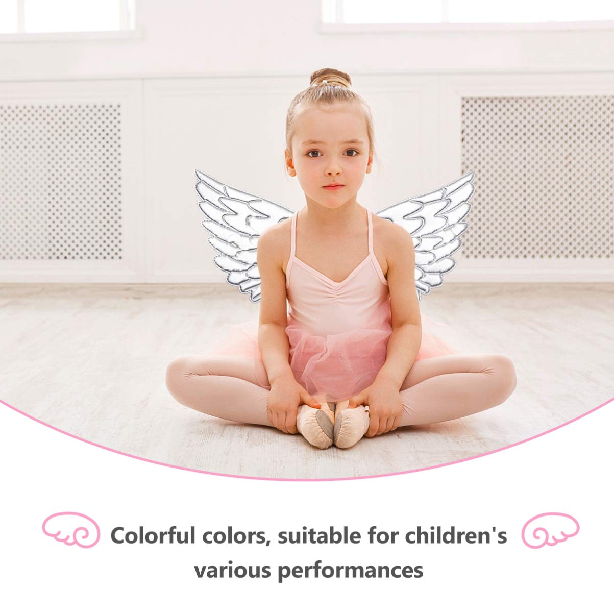 PRETYZOOM 3Pcs cosplay wings fairy adult props- Costume Props Adorable Lovely Distinctive Cosplay Wings- Wings for Halloween Party Christmas - Image 2