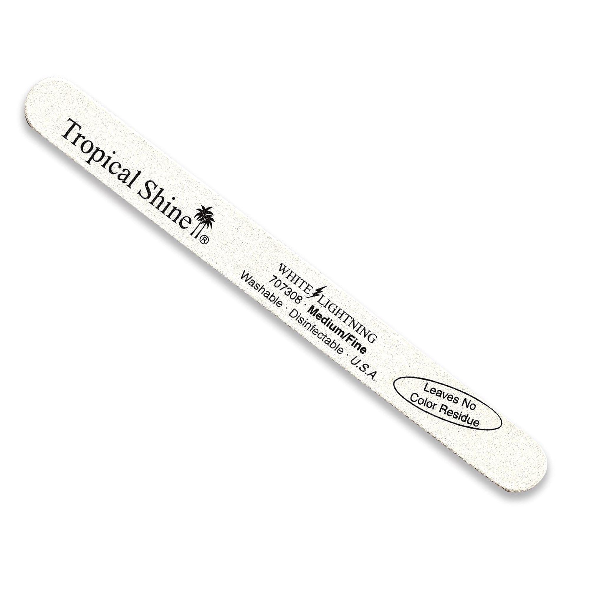 Tropical Shine White Lightning File (Medium 180/Fine 240)