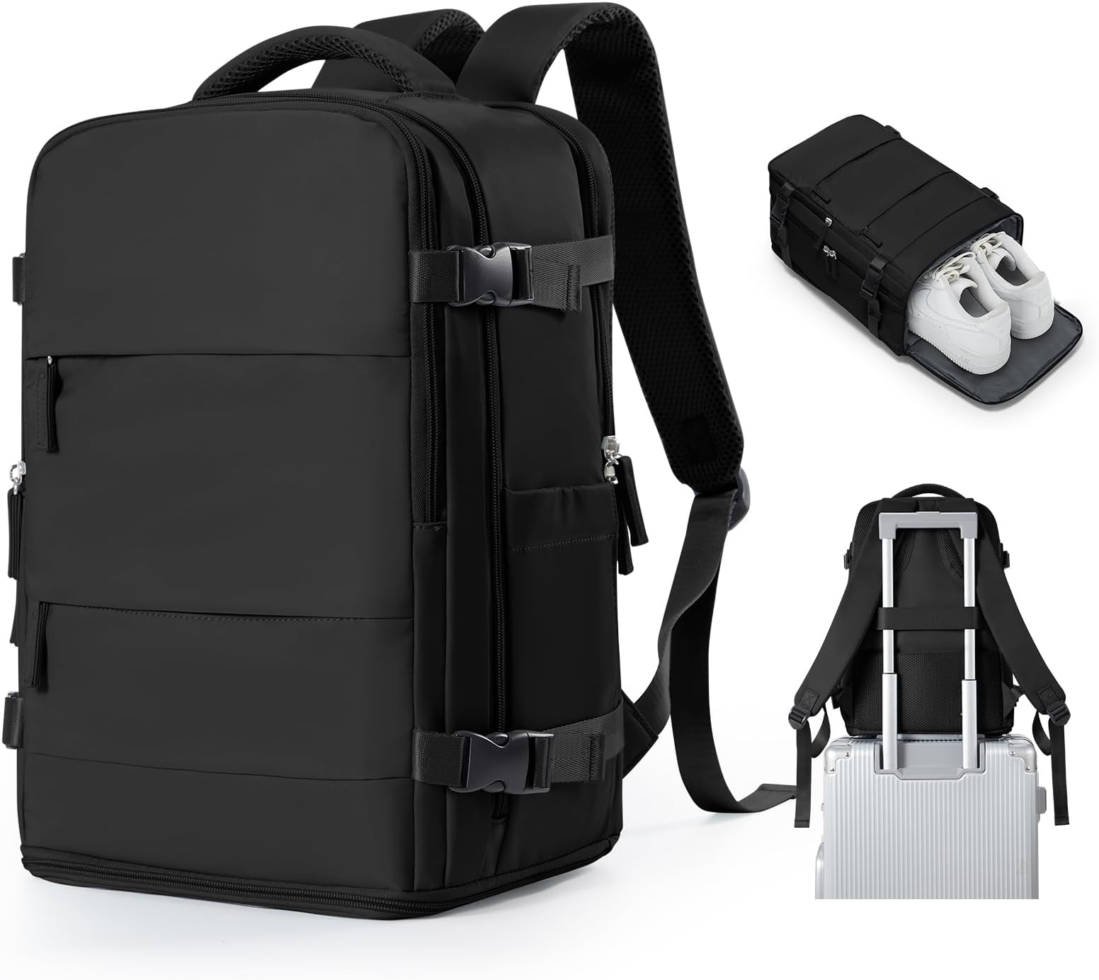 SZSYCN Travel Bags Ryanair Cabin Bags 40x30x20 Underseat Ryan Air Hand Luggage 40 x 20 x 25 Carry On Baggage For Flights Easyjet Underseat Bag 45x36x20 Backpack With Laptop Compartment
