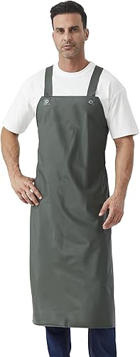 Miniatura 2 de Nanxson Delantal impermeable de PVC resistente ajustable,Delantal de trabajo para carnicería,Lavavajillas,Limpieza de pescado Pet Grooming Fábrica