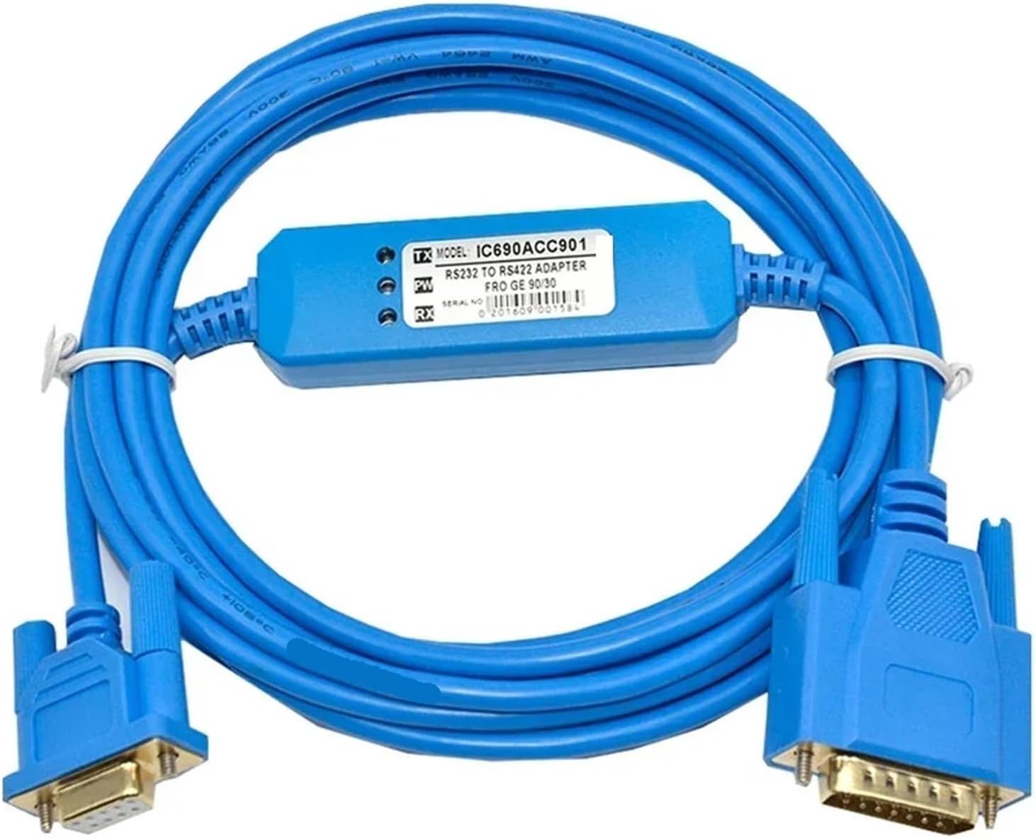 1pc IC690ACC901 IC690USB901 For 90 Micro GE90-70 GE90-30 Series Programming Cable RS232/SNP Port Download Serial Cable(IC690ACC901 RS232)