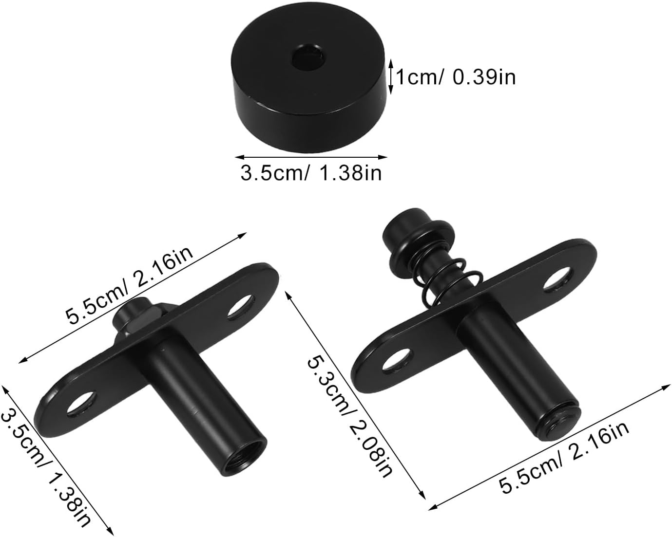 1 Set Pivot Shaft for Room Dividers - Adjustable Spring Loaded Pivot Hinge Heavy Duty Rotating Shaft for Folding Screens and Decorative Partitions