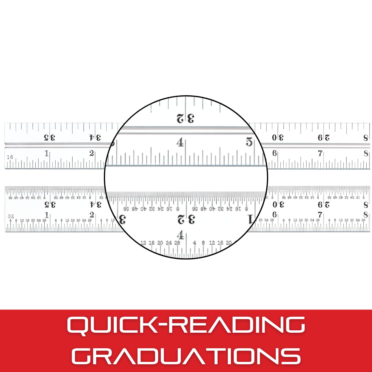 Starrett CB150-36 - Hoja cuadrada combinada con graduaciones de pulgada y milímetro, juegos y protractor biselado, 19 mm de ancho, 2 mm de grosor, 150 mm de tamaño