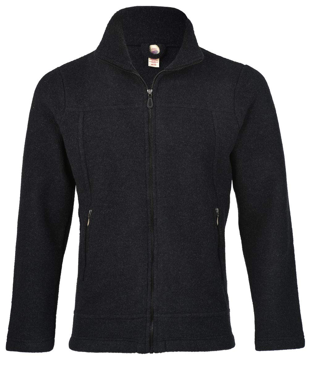 Engel Herren Fleecejacke, 100% Schurwolle