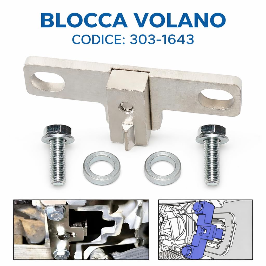 topolenashop Kit Attrezzi Messa in Fase Motore Ford 1.0 EcoBoost dal 2018 – Bloccaggio Albero Motore e Albero a Camme, Compatibile con Ford Focus, Fiesta, Puma, C-Max e Transit Connect | GS4790