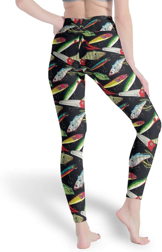 Trout Fishing Yoga Pants for Women 