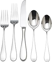 Vista 9 de Reed & Barton Allora - Juego de cubiertos (5 unidades), color plateado