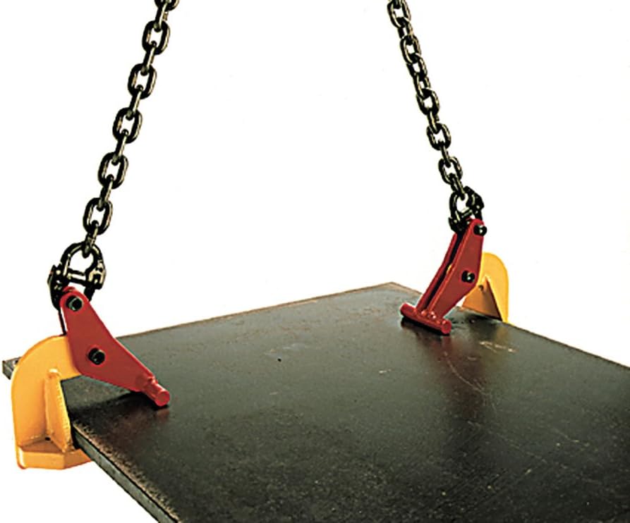 Tractel Topal TLH - Horizontal Lifting Plate Clamp | Capacity: 2 Ton / 4,400 lbs - Jaw Opening: 0-120mm | Industrial Grade Clamp | TLH2 0-120 Model
