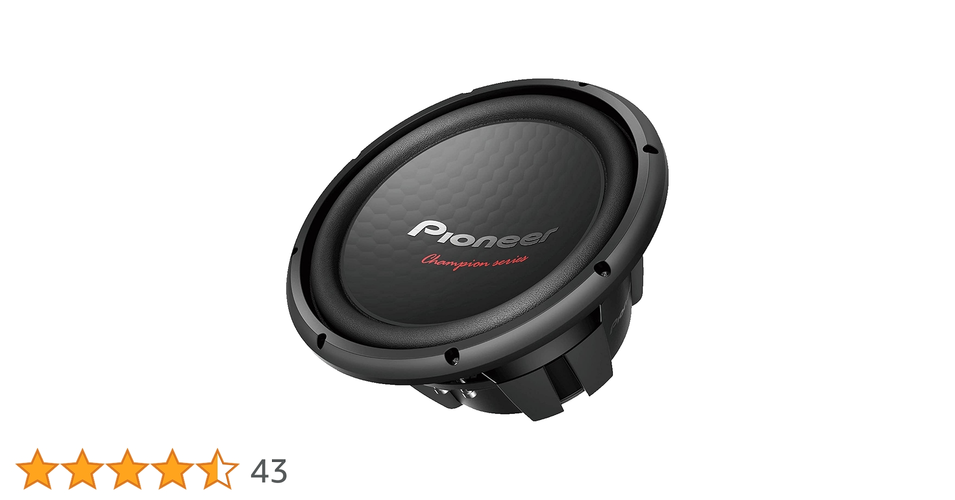 Pioneer TS-W304 1400W ウーファー Subwoofer TS-W304R - Pioneer do Brasil