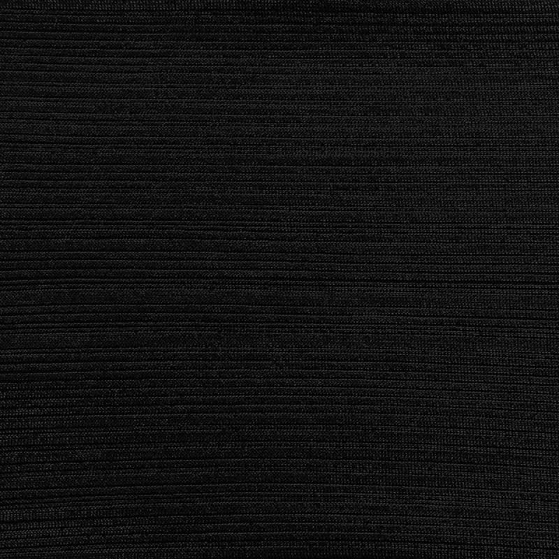 Annie | Ms. Remi | Sapphire Stretchy Edge Laying Scarf | 60" Long | Black3