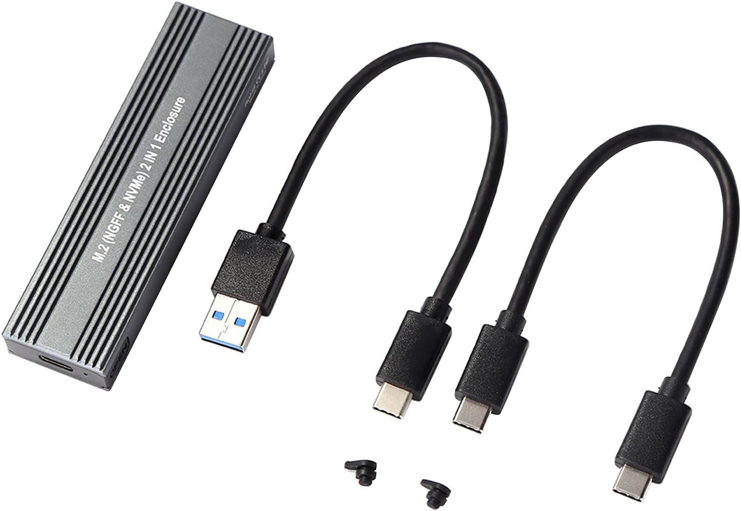 M2 SSD Case NVME Enclosure M.2 to USB Type C 3.1 SSD Adapter for Dual Protocol NVME PCIE NGFF SATA M/B Key SSD Disk Box SSD Case
