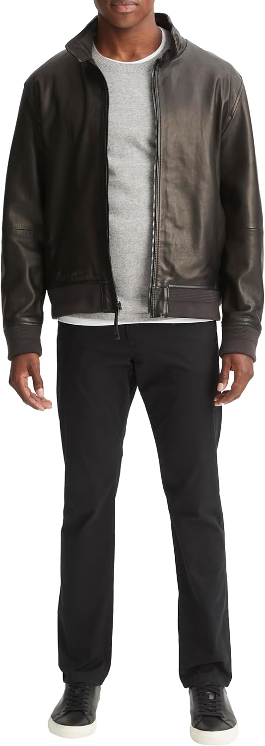 Vince Men's Harrington Leather Bomber