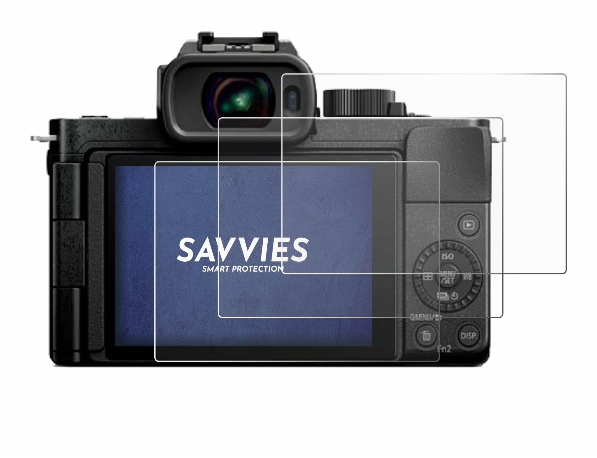 savvies Screen Protector for Panasonic Lumix DC-G100D Protection Film Clear 18-Pack