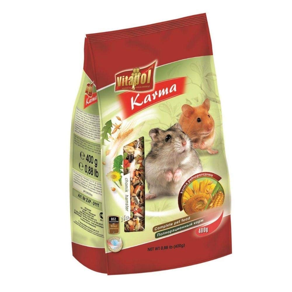 Vitapol Complete Food for Hamsters - 400gm (Pack of 2) (B091DZFD7Z) Amazon Price History, Amazon Price Tracker