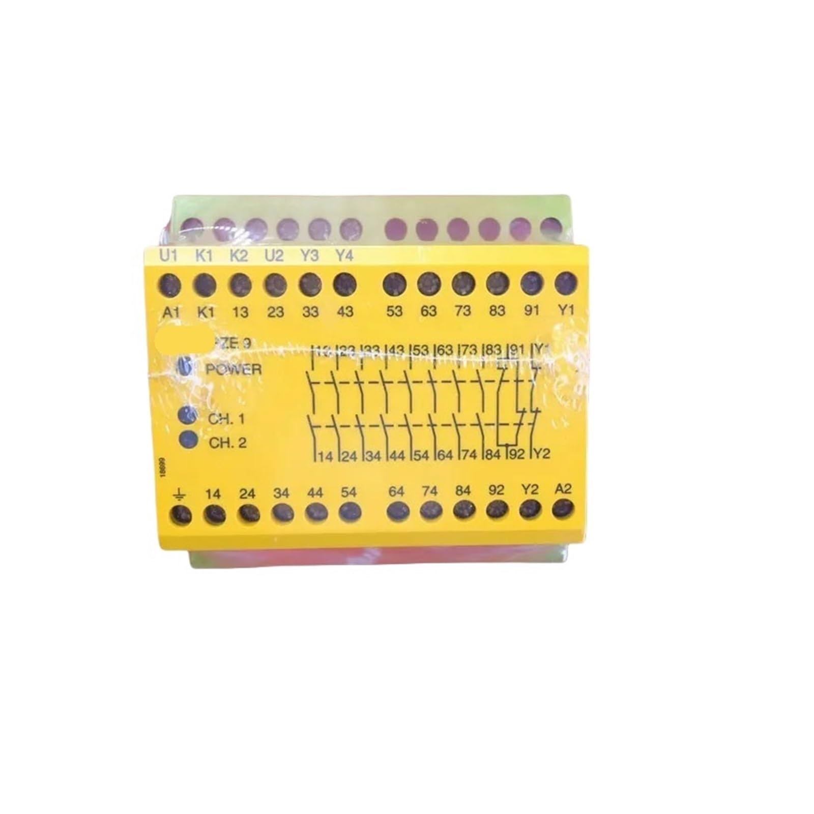 CJKXPZMH 774148 PZE9 Miniature 230-240VAC 8n/o 1n/c Relay Voltage Relay