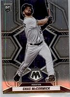 Vista 1 de 2022 Panini Mosaic #223 Chas McCormick RC Rookie Houston Astros Baseball Trading Card