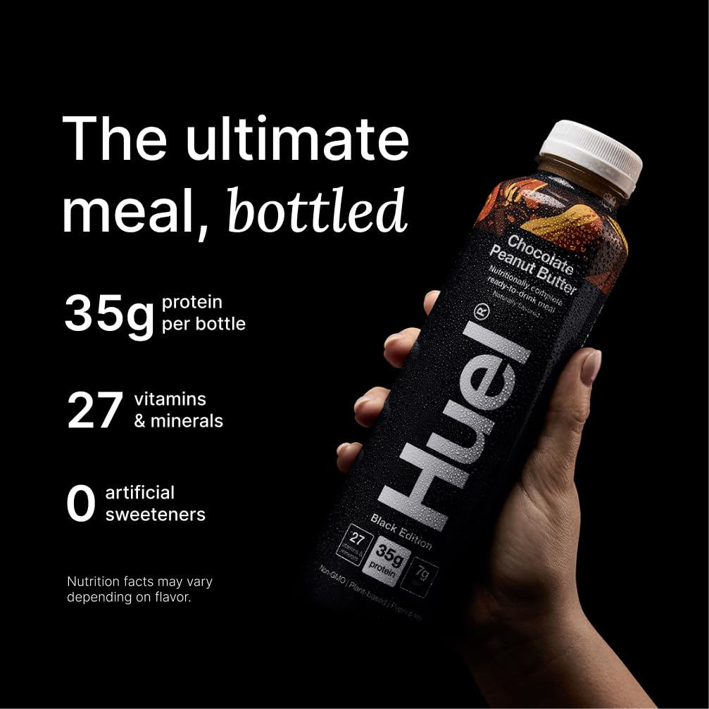 Huel Black Edition Ready-to-Drink | Meal Replacement Protein Shake | Vegan image 3