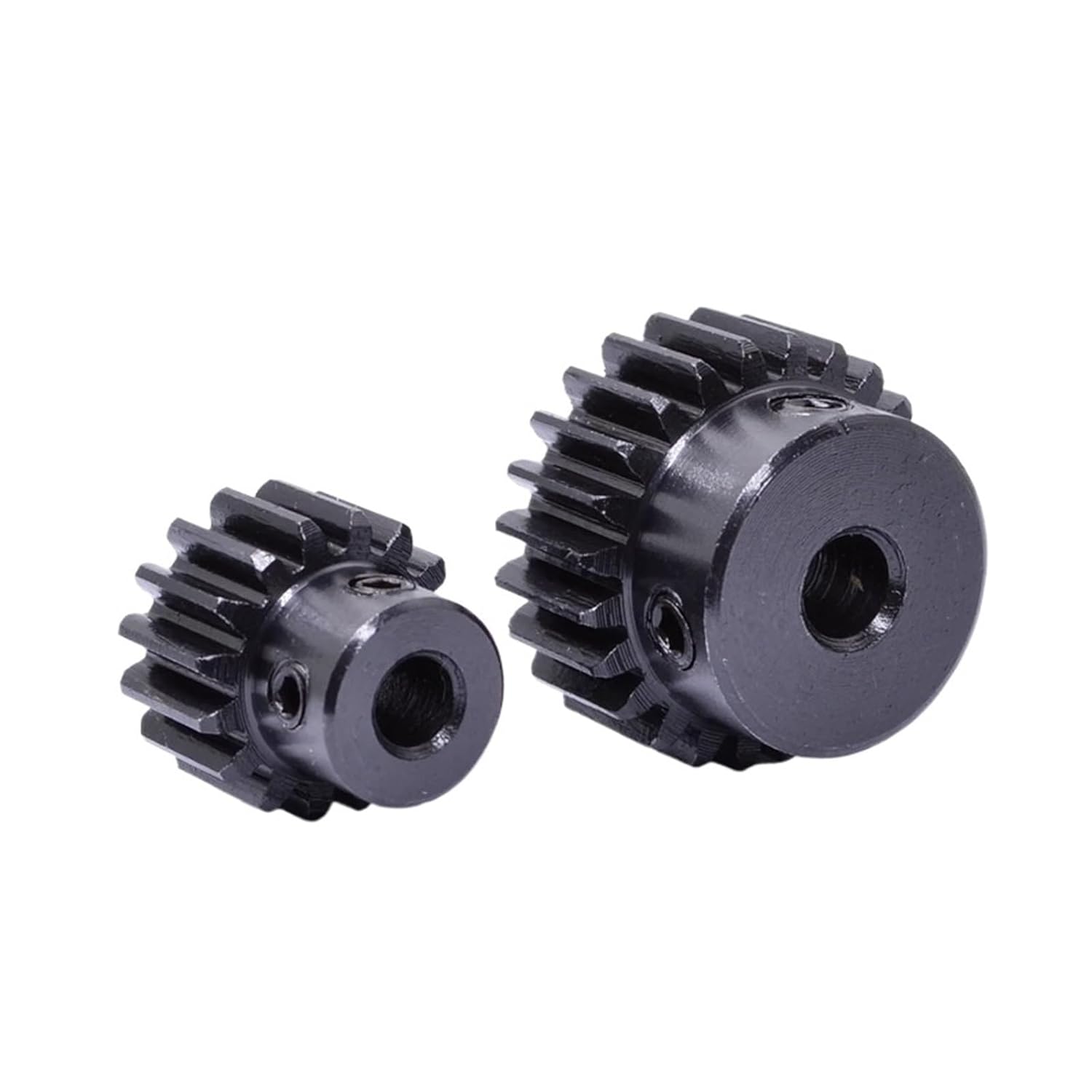 Industrial helical Gear Spur Gear Surface Black 1M 15T 18T 20T 24T 25T 30T 35T 40T 45T 50T 55T 60T Teeth Bore Size 8mm(55 Teeth -1pcs)