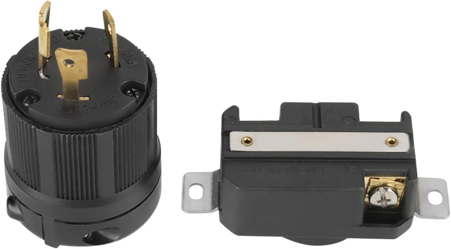 Nema L6-30p L6-30r 30a 250v - Candado Eléctrico (3 Pines) | Cuotas sin interés