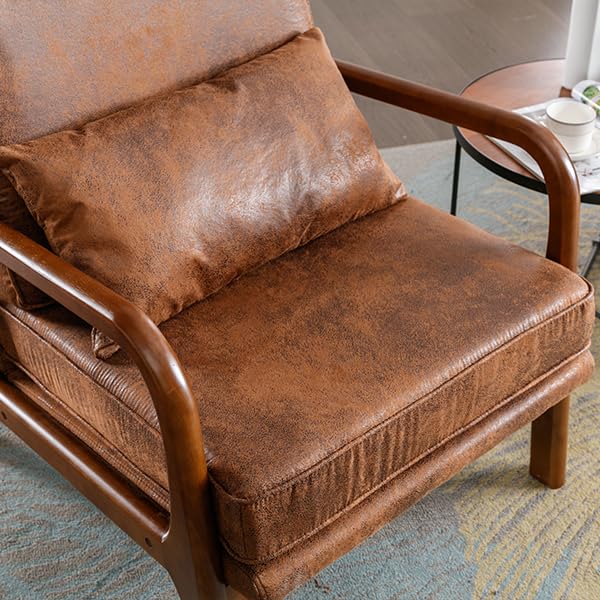 Sillón Plegable Confort Marrón miniatura 3