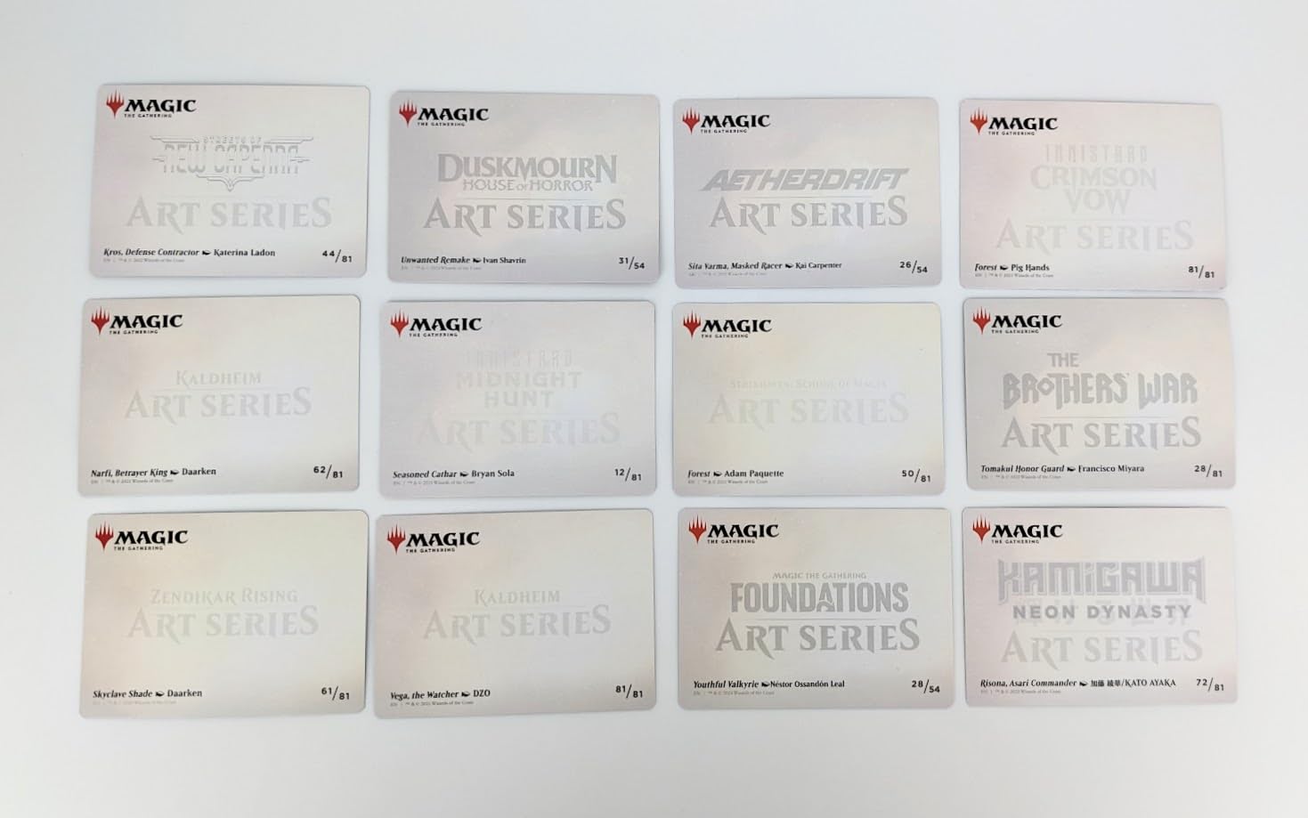 mtg art cards list Amazon.com: Magic: The Gathering Art Series Collection Cards, 100-Card  Premium Illustrated Set, Fantasy Artwork : Toys & Games