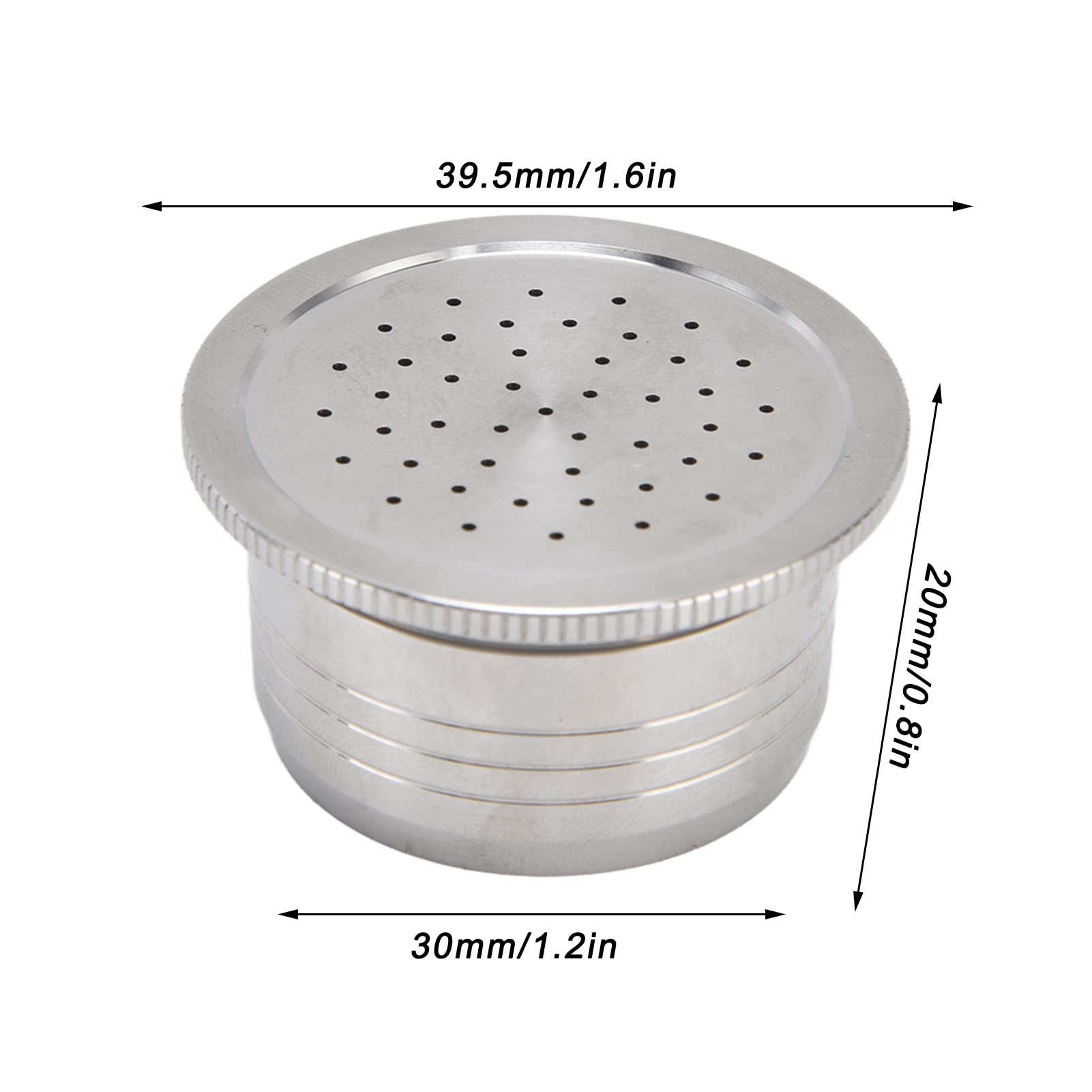 JTLB Cápsula de café Reutilizable, cápsula de Filtro de Acero Inoxidable 304, para, Mezcla de Bricolaje, Lavable, fácil Recarga, Relleno de Cuchara, 3A - C231E