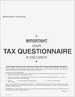 Vista 1 de Organizador de citas de impuestos 1040 para devoluciones por correo, 100/paquete