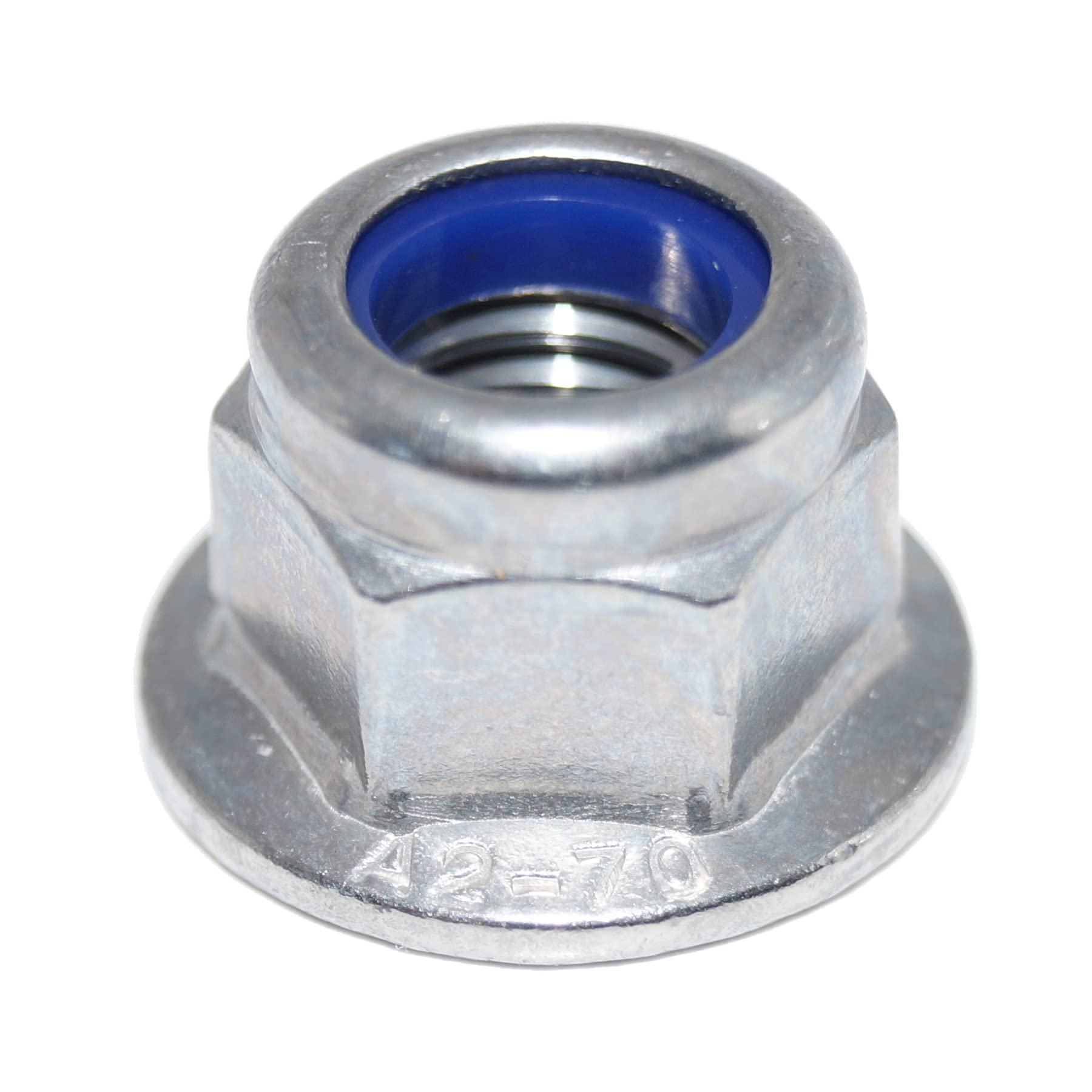 Gleitmo - Tuercas de brida M12, 20 unidades, autofijantes, con dentado de bloqueo DIN 6926, acero inoxidable A2, tuercas hexagonales V2A, tuercas de seguridad A2