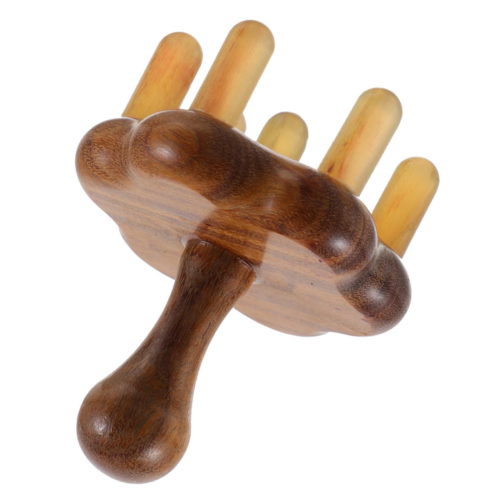 Outanaya 1pc Massage Comb Shampoo Brush Ox Horn Comb Head Relaxing Comb Handheld Massagers Face Scraper Massager for Scalp Hair Massage Brush Head Comb Hand Held Massager Scalp Comb Horns